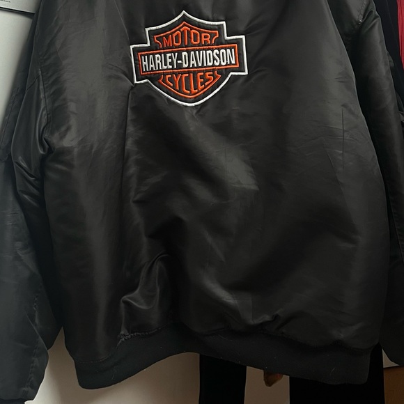 harley davidson bomber jacket - Picture 2 of 5